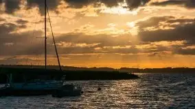 Zachód Słońca, Pierkunowo, jezioro Kisajno, lipiec 2020 - zdjęcie 6