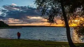 Zachód Słońca, Pierkunowo, jezioro Kisajno, lipiec 2020 - zdjęcie 28