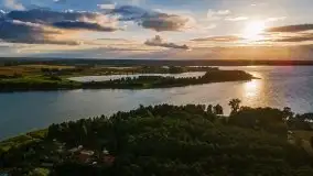Zachód słońca, plaża Bogacko, jezioro Dejguny - zdjęcie 10