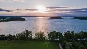 Zachód słońca, plaża Bogacko, jezioro Dejguny - zdjęcie 5