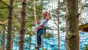 Park linowy Hotel Tajty, Wilkasy koło Giżycka - zdjęcie 14