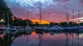 Wschód słońca w Stanicy Wodnej Stranda - zdjęcie 7