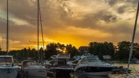 Wschód słońca w Stanicy Wodnej Stranda - zdjęcie 40