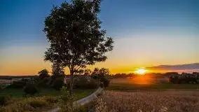 Zachód słońca w Wilkaskach - zdjęcie 6