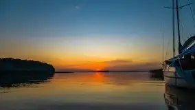 Zachód słońca nad jeziorami Dargin i Skarż Wielki - zdjęcie 26