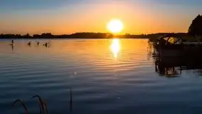 Zachód słońca, jezioro Tajty, sierpień 2020 - zdjęcie 2