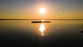 Wschód Słońca, Wilkasy, jezioro Niegocin, sierpień 2020 r. - zdjęcie 14