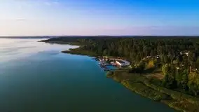 Wschód Słońca, Wilkasy, jezioro Niegocin, sierpień 2020 r. - zdjęcie 24