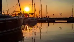 Wschód Słońca, Wilkasy, jezioro Niegocin, sierpień 2020 r. - zdjęcie 50