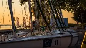 Wschód Słońca, Wilkasy, jezioro Niegocin, sierpień 2020 r. - zdjęcie 53