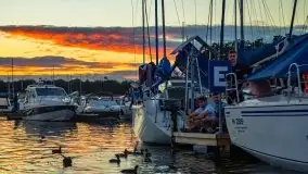 Zachód słońca w ostatni dzień wakacji, sierpień 2020 r. - zdjęcie 13