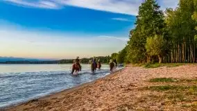 Zachód słońca nad jeziorem Dargin - zdjęcie 42