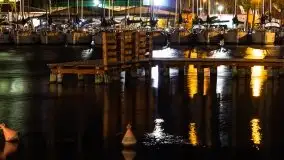 Port AZS Wilkasy skąpany w ciemnościach nocy - zdjęcie 47