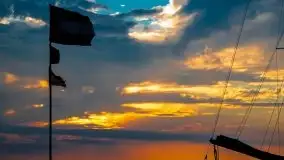 Wrześniowy zachód słońca w porcie Nowy Harsz, jez. Dargin - zdjęcie 11