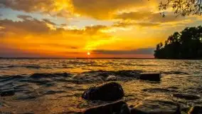 Wrześniowy zachód słońca w porcie Nowy Harsz, jez. Dargin - zdjęcie 8