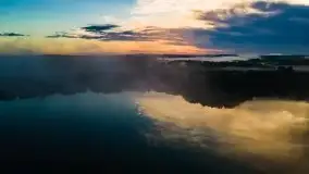 Wschód słońca nad jeziorem Pozezdrze - zdjęcie 12