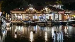 Noc w porcie PTTK Wilkasy nad jeziorem Niegocin - zdjęcie 15