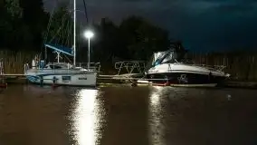 Noc w porcie PTTK Wilkasy nad jeziorem Niegocin - zdjęcie 9