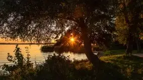 Zachód słońca nad jeziorem Niegocin - zdjęcie 5