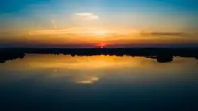 Zachód słońca nad jeziorem Tajty, wrzesień 2020 r. - zdjęcie 7