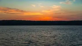 Październikowy wschód słońca nad jeziorem Kruklin - zdjęcie 6