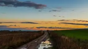 Wieczór i zachód słońca z mazurskiej drogi - zdjęcie 12