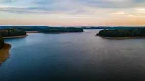 Wschód słońca, okolice i jezioro Kisajno, październik 2020 - zdjęcie 12