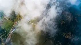 Mgła nad jeziorem Dargin i Nowym Harszem - zdjęcie 38