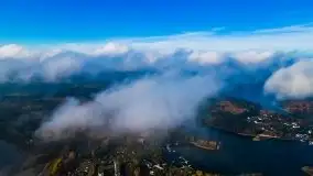 Mgły nad jeziorem Niegocin i Wilkasami - zdjęcie 32