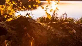 Zachód Słońca nad jeziorem Dobskim, listopad 2020 - zdjęcie 6