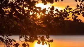 Zachód Słońca nad jeziorem Dobskim, listopad 2020 - zdjęcie 45