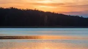 Zachód Słońca nad jeziorem Dobskim, listopad 2020 - zdjęcie 58