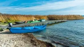 Późno jesienne klimaty gdy wieje i chłód doskwiera przy jeziorze Dargin - zdjęcie 10