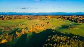 Mazurska jesień z lotu mewy, listopad 2020 r. - zdjęcie 16