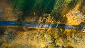 Mazurska jesień z lotu mewy, listopad 2020 r. - zdjęcie 11