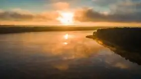 Pierwszy śnieg i wschód słońca nad jeziorem Boczne - zdjęcie 106