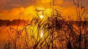 Pierwszy śnieg i wschód słońca nad jeziorem Boczne - zdjęcie 77