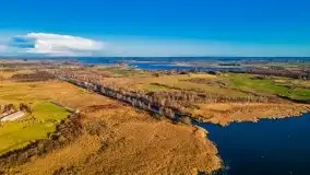 Jesień z lotu ptaka przy jeziorze Tałtowisko i kanale Grunwaldzkim - zdjęcie 11