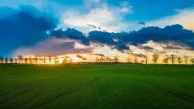 Jesień z lotu ptaka przy jeziorze Tałtowisko i kanale Grunwaldzkim - zdjęcie 3