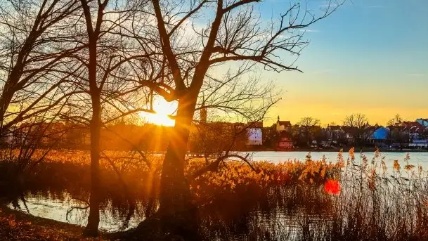 Grudniowy zachód słońca w Kętrzynie, 2020 - zdjęcie 3
