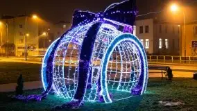 Świąteczny nocny Pisz, grudzień 2020 r. - zdjęcie 11