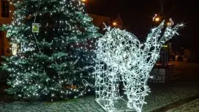 Świąteczny nocny Pisz, grudzień 2020 r. - zdjęcie 14