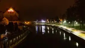 Świąteczny nocny Pisz, grudzień 2020 r. - zdjęcie 2