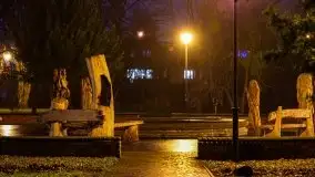 Nocne i mocno świąteczne Węgorzewo, grudzień 2020 r. - zdjęcie 16