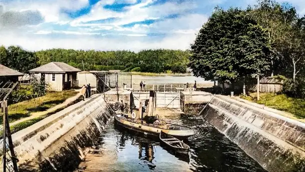 Przedwojenne i pokolorowane zdjęcia Rucianego Nidy (Rudczanny, Niedersee) - zdjęcie 4