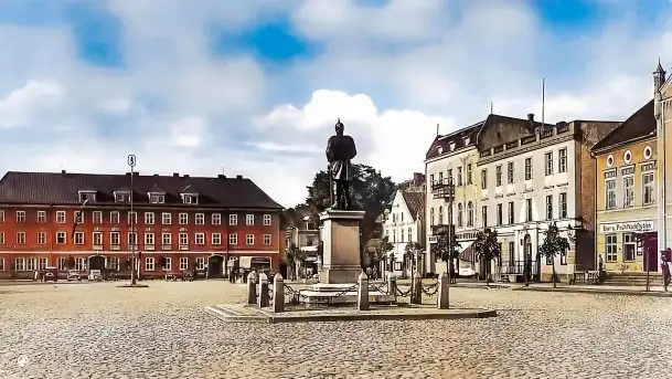 Przedwojenne kolorowe zdjęcia Pisza (Johannisburg) - zdjęcie 1