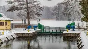 Zimowa szarówka w Rucianem-Nidzie - zdjęcie 17