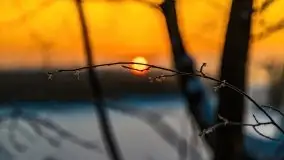 Zimowy wschód słońca nad jeziorem Dargin i... -27 stopni - zdjęcie 61