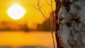 Zimowy wschód słońca nad jeziorem Dargin i... -27 stopni - zdjęcie 113