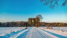 Zimowy wschód słońca nad jeziorem Dargin i... -27 stopni - zdjęcie 89